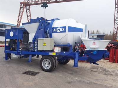 Aimix AJBZ40C Concrete Mixer Pump Was Began To Transported To Dominica