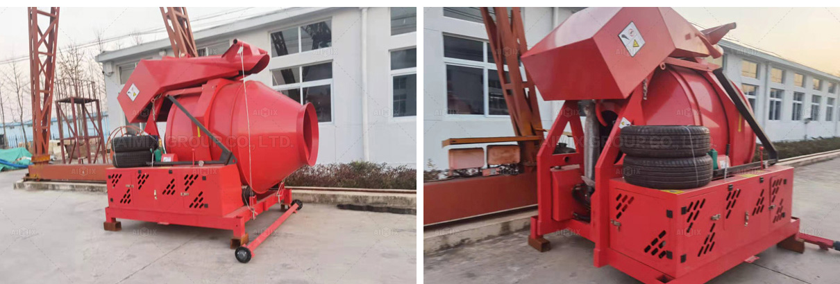 Aimix JZC750 Concrete Drum Mixer Was Sent To Kenya