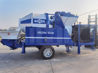 ABJZ40C Concrete Mixer Pump And ABM4SE Block Making Machine Was Delivered To Ghana