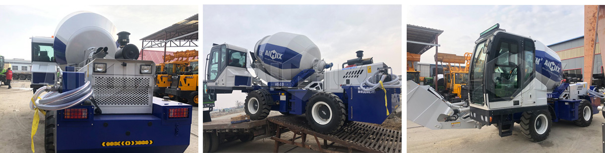 AS3.5 Self Loading Concrete Mixer Was Shipped To Kazakhstan