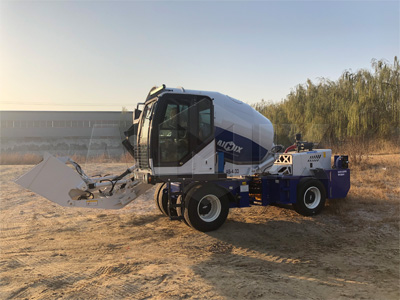 AS4.0D Self Loading Concrete Mixer Was Delivered To Kazakhstan