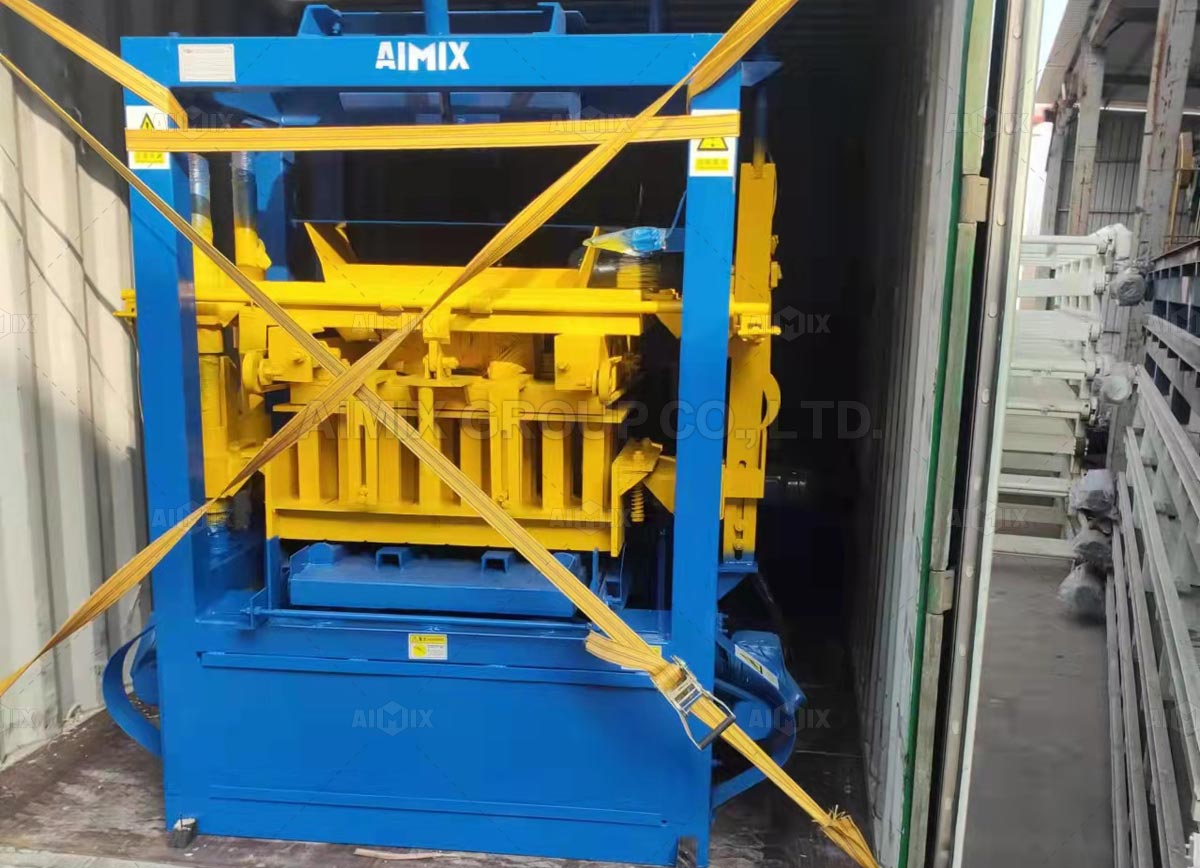 ABM4S Concrete Block Making Machine Was Transported To Malaysia