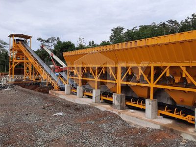 AJ90 Stationary Concrete Batching Plant Was Installed In Indonesia