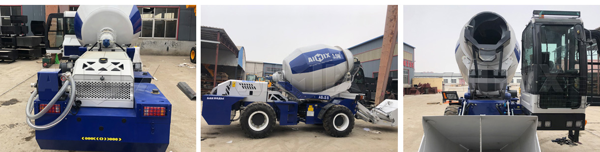 AS3.5 Self Loading Concrete Mixer Was Shipped To Russia