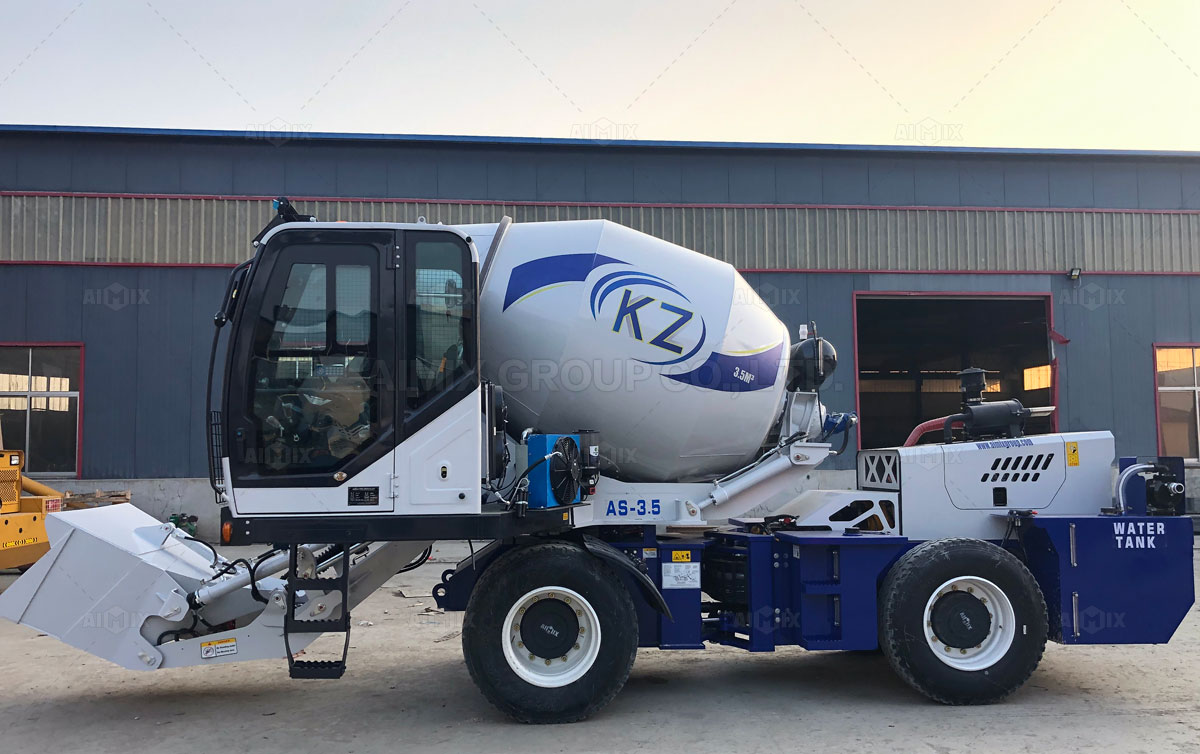 AS3.5C Self Loading Concrete Mixer Was Sent To Malaysia