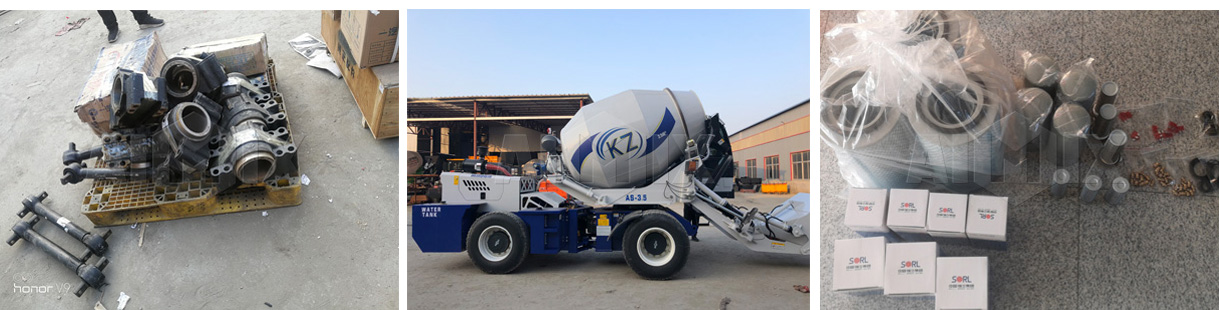 AS3.5C Self Loading Concrete Mixer Was Sent To Malaysia