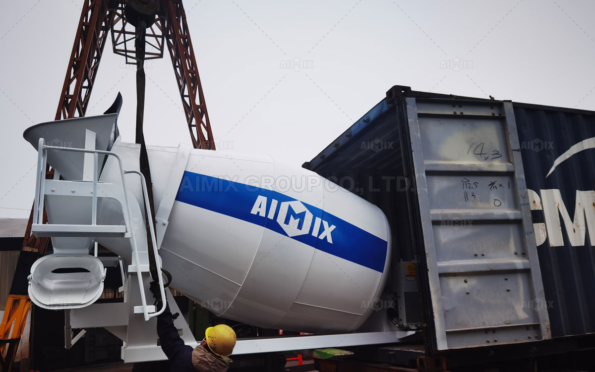 Aimix 3 Cbm Concrete Mixer Drum Was Shipped To Indonesia