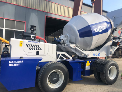 Aimix AS3.5 C Self Loading Concrete Mixer Was Sent To Kazakhstan