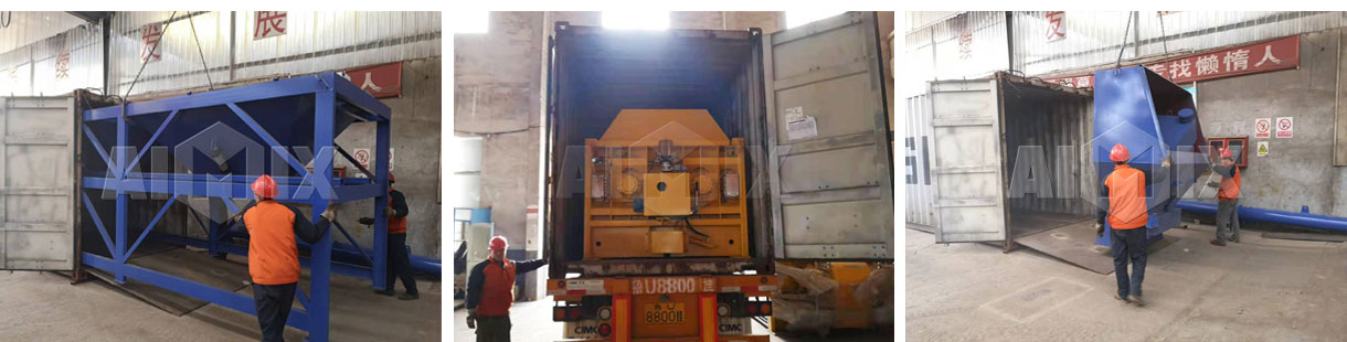 AJ60 Concrete Batching Plant & Jaw Crushers Were Transported To Philippines