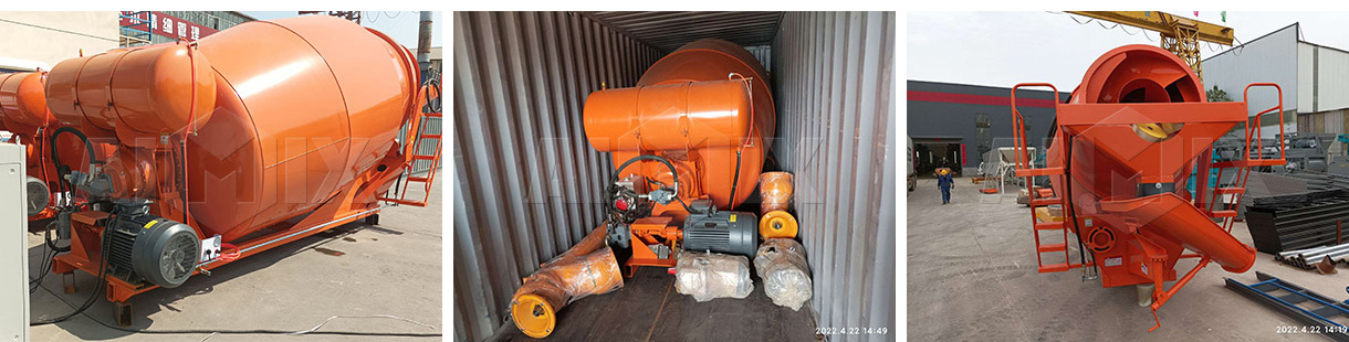 8 M³ Concrete Mixer Tank Was Shipped To Malaysia