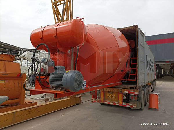 8 M³ Concrete Mixer Tank Was Shipped To Malaysia