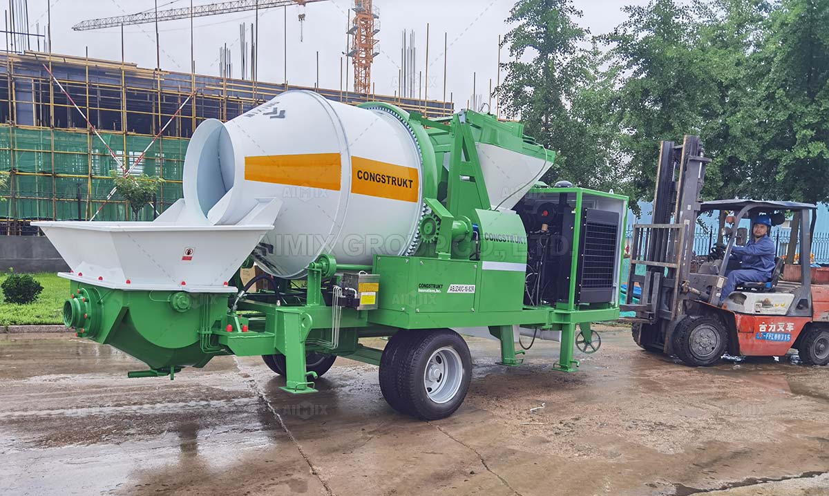 ABJZ40C Concrete Mixer Pump For Construction Project in Philippines