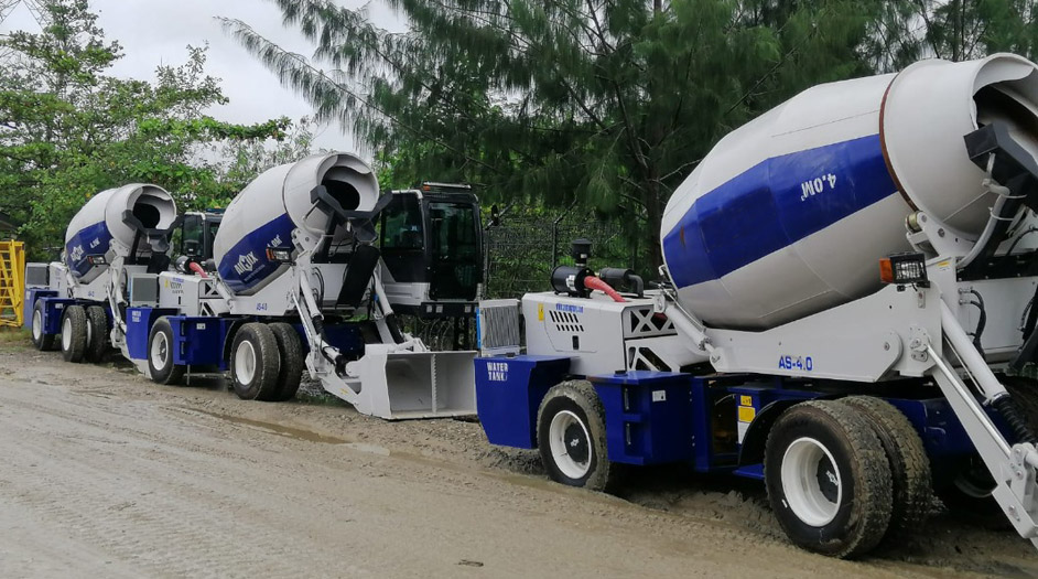 Aimix self loading concrete mixer cases