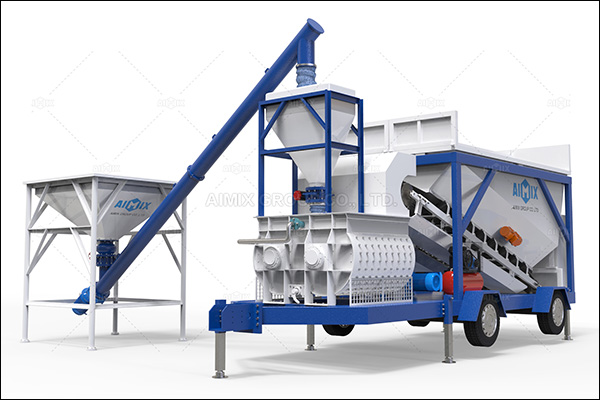 portable concrete batching plant