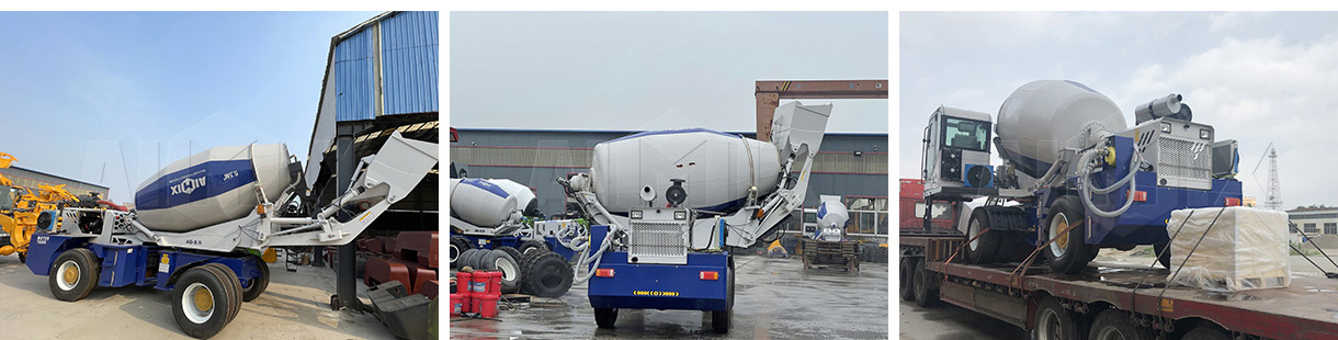 AS5.5 Self Loading Concrete Mixer Was Delivered to Riyadh City in Saudi Arabia