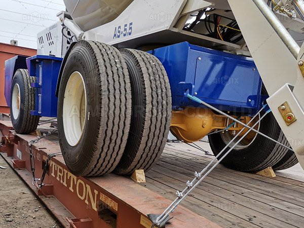 AS5.5D Self Loading Concrete Mixer Was Shipped To Jubail City In Saudi Arabia