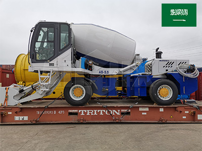 AS5.5D Self Loading Concrete Mixer Was Shipped To Jubail City in Saudi Arabia