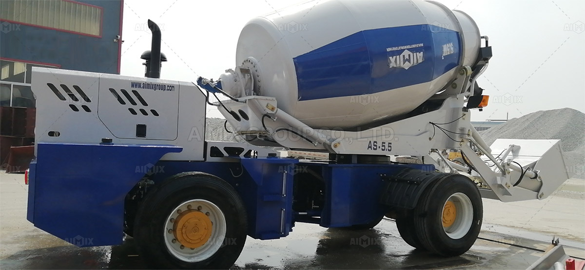 AS5.5D Self Loading Concrete Mixer Was Shipped To Jubail City in Saudi Arabia