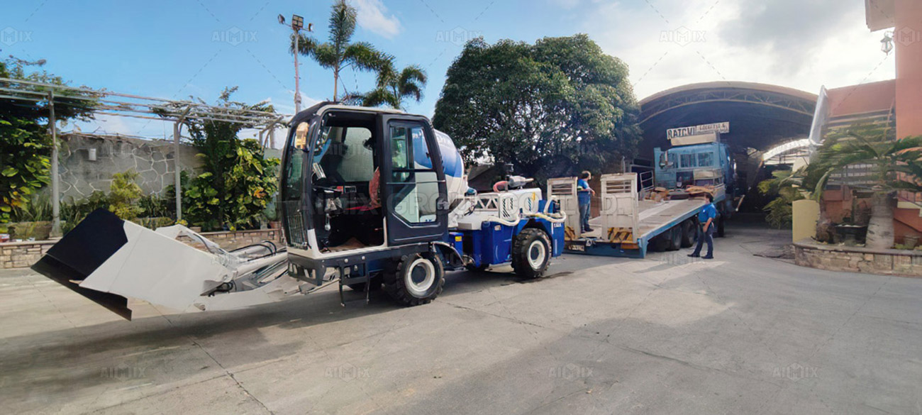 AS1.8 Self Loading Concrete Mixer Was Delivered To Cavite Philippines