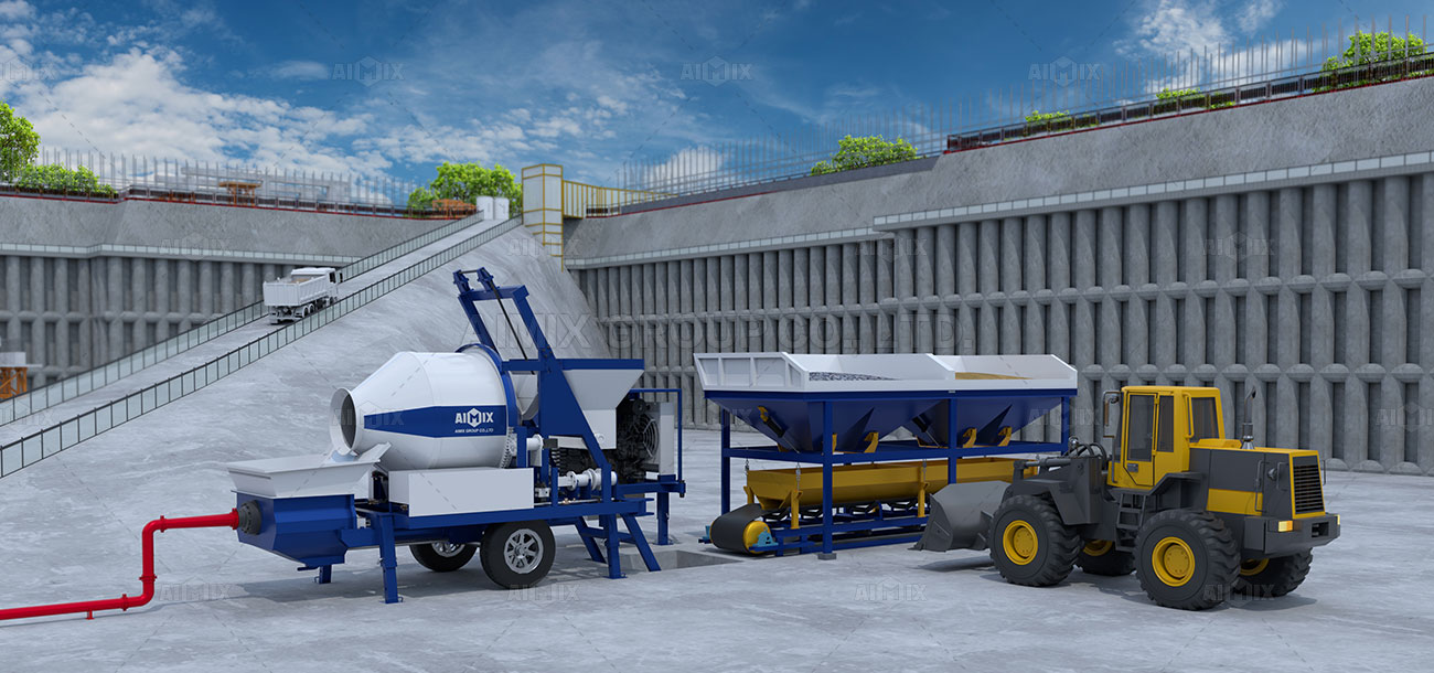 concrete mixer pump solutions