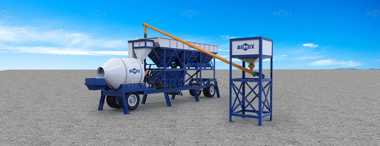 drum type concrete batching plant