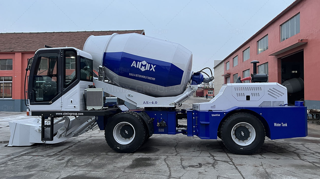 AS4.0D Self Loading Concrete Mixer Was Shipped To Antigua and Barbuda