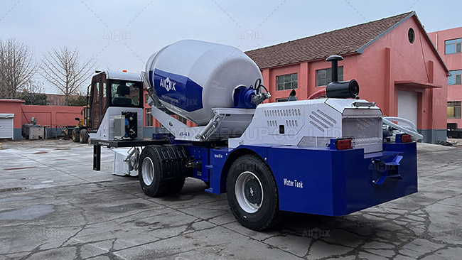 AS4.0D Self Loading Concrete Mixer Was Shipped To Antigua and Barbuda