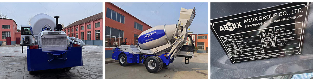 AS4.0D Self Loading Concrete Mixer Was Shipped To Antigua and Barbuda