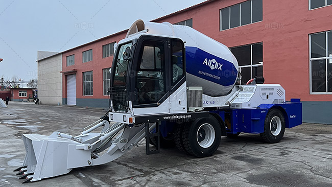 AS4.0D Self Loading Concrete Mixer Was Shipped To Antigua and Barbuda