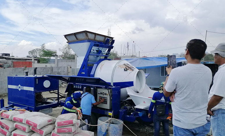 ABJZ-40C-concrete-mixer-pump-in-the-Philippines