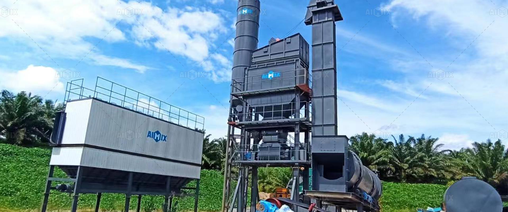 120tph-asphalt-mixing-plant-in-Malaysia