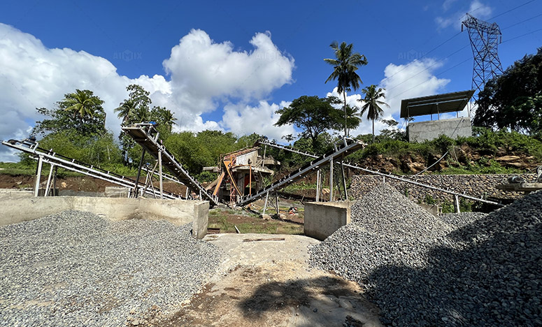 100T stone crushing plant in the pHilippines