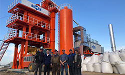 AIMIX-ALQ-80 Asphalt plant in Russia