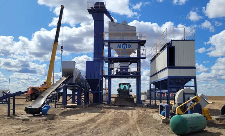 AIMIX ALQ80 Asphalt Mixing Plant Has Shipped to Kazakhstan