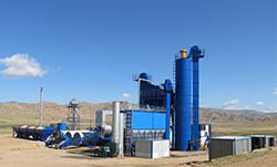 AIMIX-ALQ80-Asphalt-Mixing Plant in Mongolia