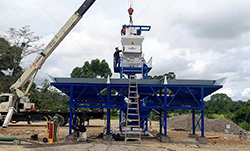 AJ35 Concrete Batching Plant in Honduras