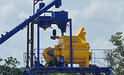 AJ50 Concrete Batching Plant in Indonesia for sale