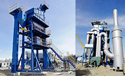 ALQ-80 Asphalt Batch Mix plant in Kyrgyzstan