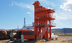 ALQ-80 Asphalt Batch-Mix-plant in Russia