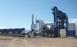 ALQ-80 Asphalt Mixing-plant in Kyrgyzstan