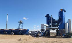 ALQ160-Asphalt-Batch-Mixing Plant in Mongolia