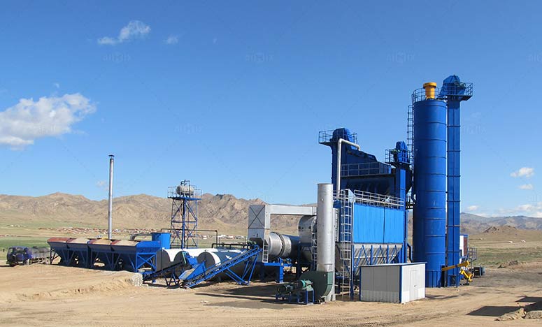 ALQ80-Asphalt-Mixing Plant in Mongolia