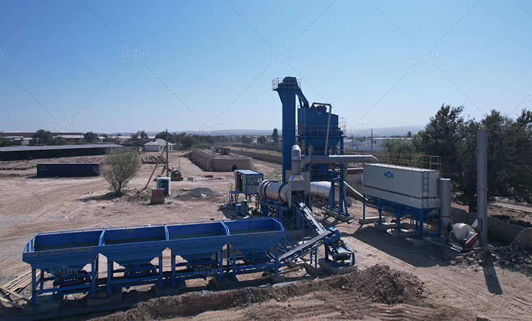 ALQ80-Asphalt- Plant in Uzbekistan