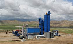 Asphalt-Mixing Plant in Mongolia