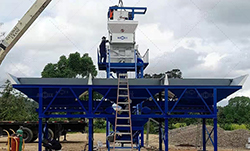 Stationary Concrete Batching Plant in Honduras