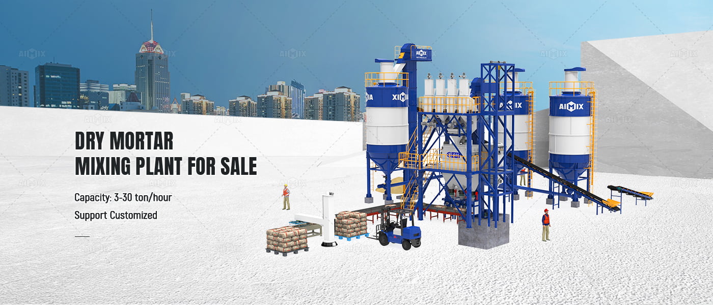 dry mortar mixing plant banner pc