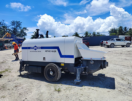 concrete trailer pump Jiribati