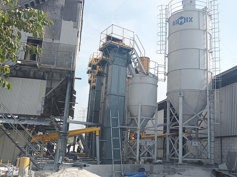 5t dry mortar mixing plant indonesia