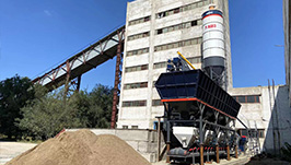 AJ75 concrete batching plant kz sm