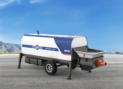 concrete trailer pump